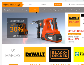 Mário Mendes E-Shop Website