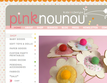 Pinknounou Website
